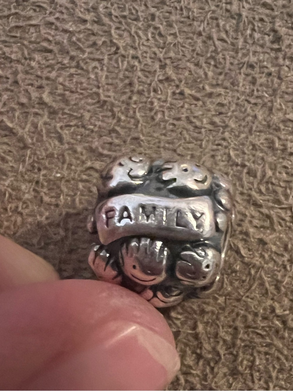 PANDORA Love & Family SS Charm, Retired #791039